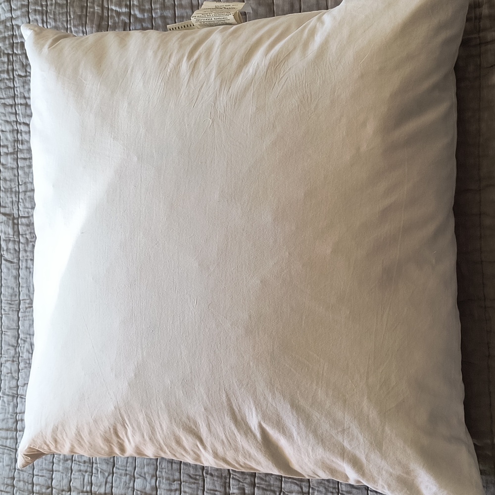 Pottery Barn euro pillow 26x26 inches feather down